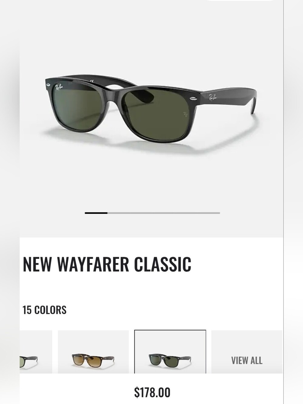 Ray-Ban NEW WAIFARER RB2132 Sunglasses
